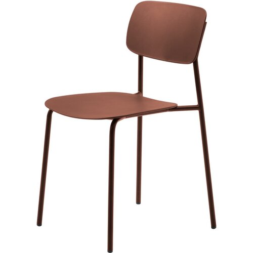 Unique Furniture Blagovaonske stolice u setu 2 kom boja terakote Kirkland – Cijene