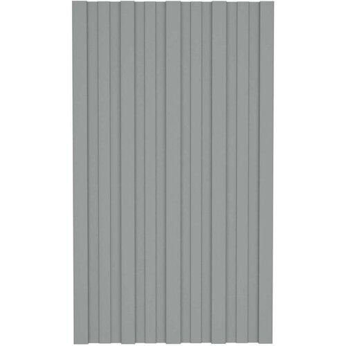  panel 36 pcs Sivi 80 x 45 cm Pocinčani čelik - Sivi 80 x 45 cm 36 Slike