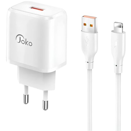 Konfulon kućni punjač JK90+DC64 PD20W sa usb na iphone lightning beli Slike