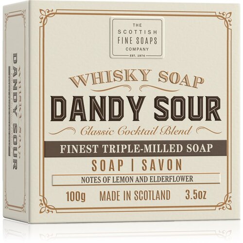 Scottish Fine Soaps Whisky Soap Dandy Soap čistilno trdo milo za telo in obraz 100 g Cene
