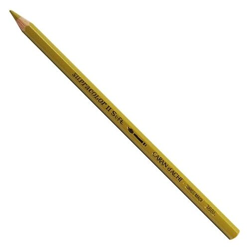 CARAN D'ACHE Drvena bojica Supracolor green ochre Cene