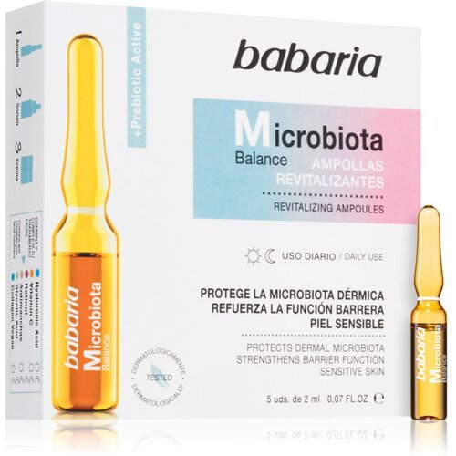 Babaria Microbiota Balance revitalizirajući serum u ampulama 5x2 ml Slike