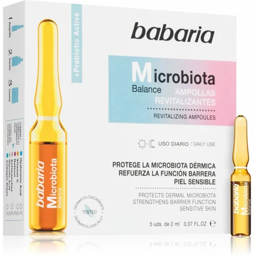 Babaria Microbiota Balance revitalizirajući serum u ampulama 5x2 ml