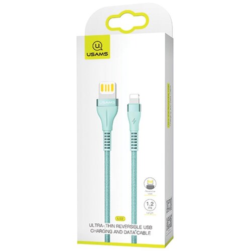 Usams BRIDED KABEL ZA LIGHTNING 1.2M 2A ZA IPHONE FAST CHARGE MODER, (21980464) Cene