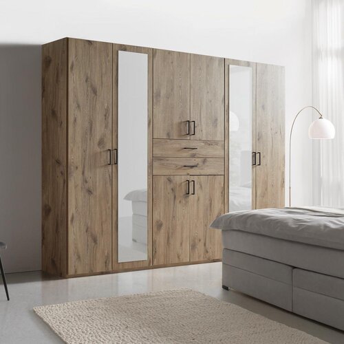 Modern Living Omara S Klasičnimi Vrati Dillingen, Barva Hrasta Slike