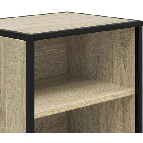 vidaXL Noćni ormarić Sonoma hrast 40x31x50cm Konstruirano drvo i metal Cijene