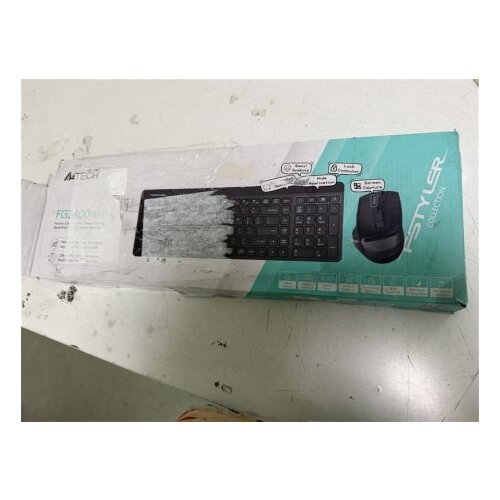A4Tech FG2400 AIR2 FSTYLER Wireless Combo USB US, crni set OUTLET Cene