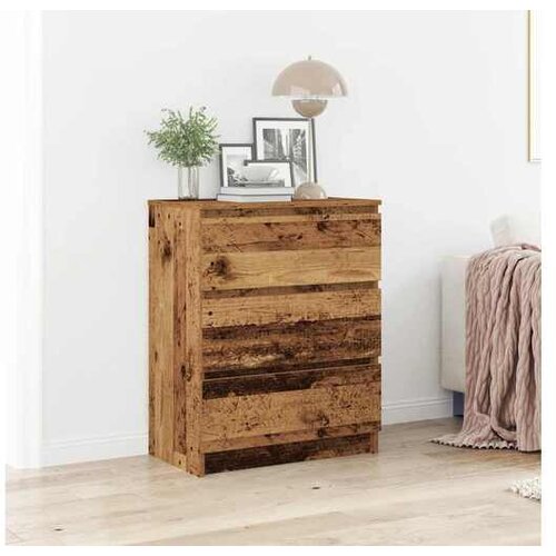 vidaXL Komoda Staro drvo 60x35x76 cm Konstruirano drvo - Staro drvo Cijene