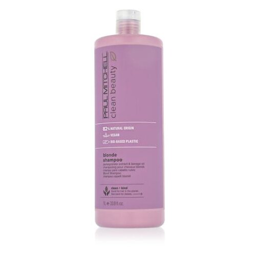 Paul Mitchell Clean Beauty Color Protect Blonde Shampoo 1000 ml &amp;scaron;ampon obojena kosa plava kosa izbijeljena kosa za žene Slike