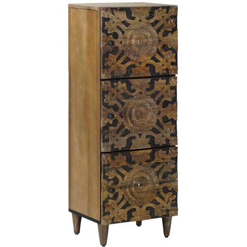 Visoka omara z vrati Rjava 40 x 33,5 x 110 cm Masiven les manga, (5000246526) Cene