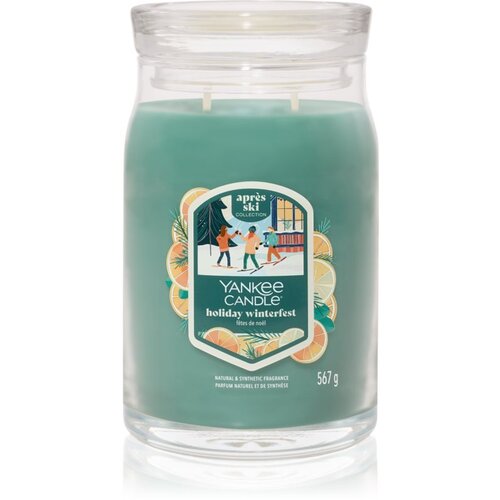 Yankee Candle Holiday Winterfest di&amp;scaron;eča sveča Signature 567 g Slike