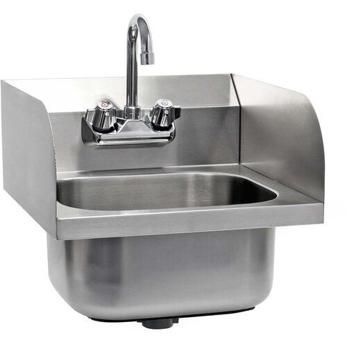  Stenski inox umivalnik s 3-stransko zaščito + armatura Cene