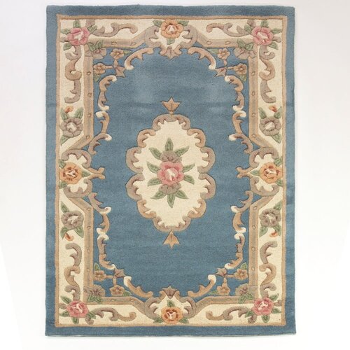 Flair Rugs plavi vuneni tepih Aubusson, 120 x 180 cm Cijene