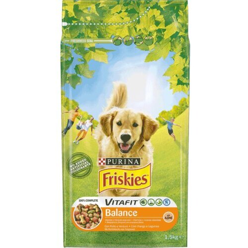 Friskies suva hrana za odrasle pse dog balance, piletina i povrće, 15kg Cene