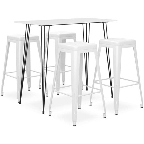  5-dijelni barski set bijeli Cijene