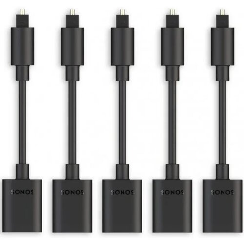 Sonos optical audio adapter 5-Pack (OPADBWW1BLK) Slike