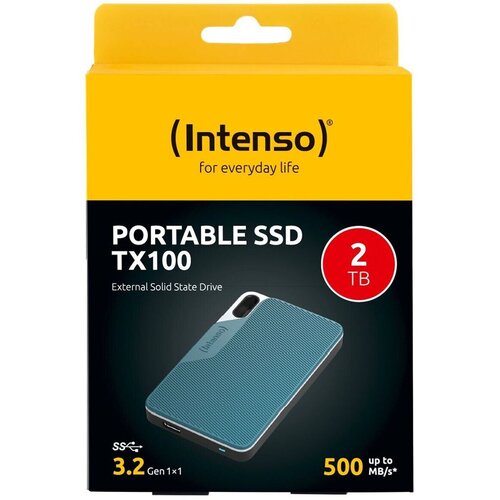 Intenso 2TB ssd TX100 500MB/s usb 3.2 Gen1x1 zunanji disk - modra Cene