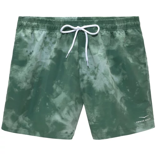 VENICE BEACH Kratke kopalne hlače večbarvno zelena
