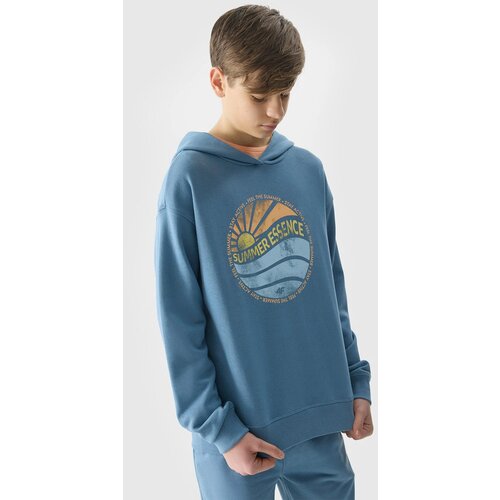 4f Boys' Hoodie - Blue Cene