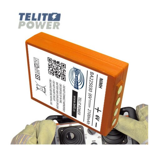 TelitPower baterija NiMH 6V 2100mAh Panasonic za BA225030 HBC Radiomatic ( P-1148 ) Slike