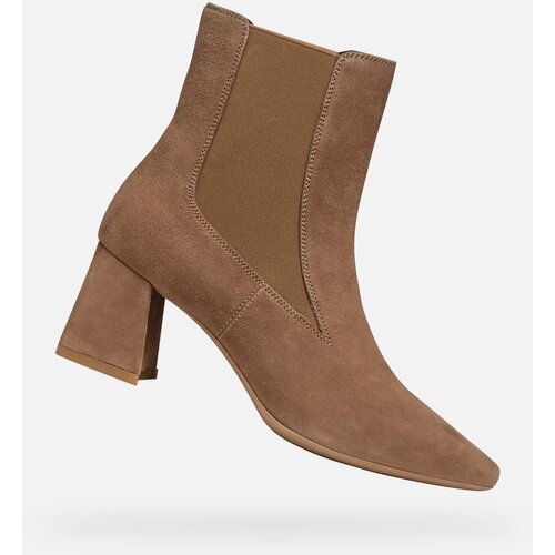 Geox Brown women's ankle boots Giselda - Women's Cene