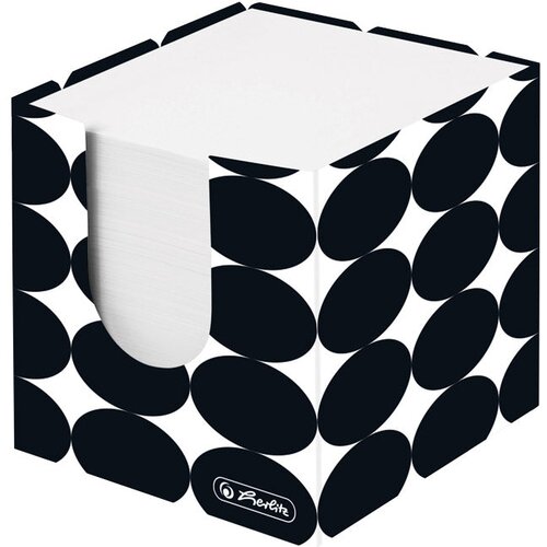 Blok KOCKA KARTON 9X9X9CM S PAPIROM BIJELI JUST BLACK HERLITZ 50040100 Cene