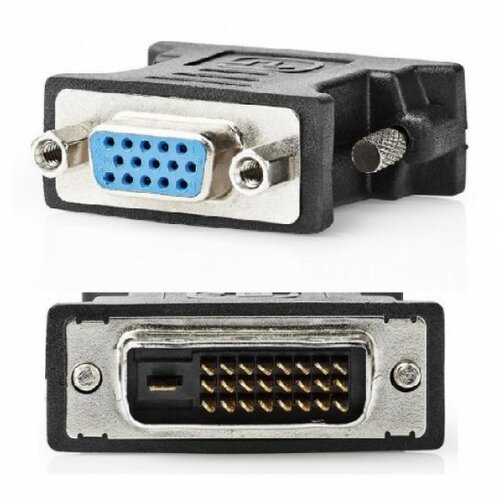 Nedis CCGP32902BK Adapter DVI-D 24+1-pin male to VGA 15-pin HD (3 rows) female DVI-D Cene