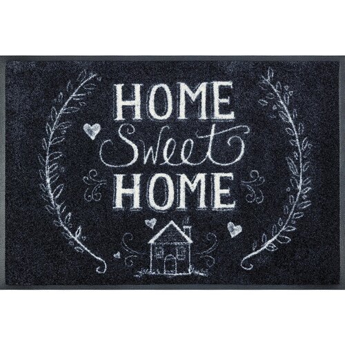 Wash+dry PREDPRAŽNIK Chalky Home 50/75 cm potiskano bela, temno siva Slike