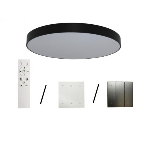  LED stropno svetlo LED/200W/230V 3000/4000/6500K prečnik 100 cm crno Slike