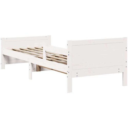 VidaXL produživi krevet za djecu other bijelo 80 x 130 / 165 / 200 cm Slike