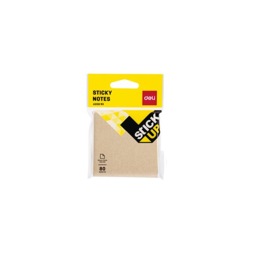 Deli STIKER BLOK 76x76 mm KRAFT 100 lista EA03893 Cene