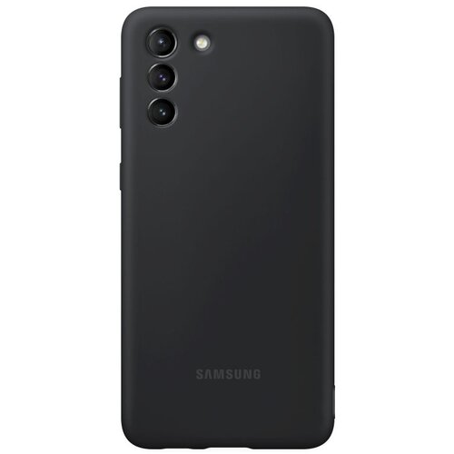 Samsung galaxy S21+ silicone cover black Cene