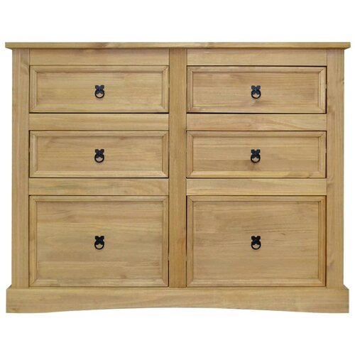 Maison Chic Komoda - Predalnik mehi&amp;scaron;ka borovina Corona Range 110x43x81 cm, (21718424) Slike