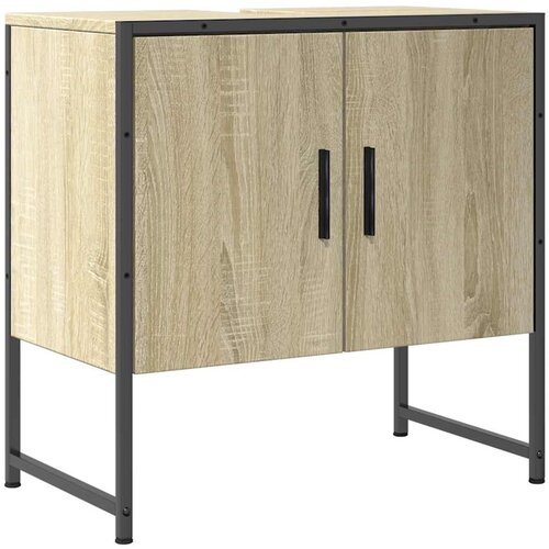 Maison Chic Omarica za umivalnik - Umivalniška omarica sonoma hrast 60x33x60 cm inženirski les, (21758864) Cene