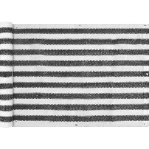vidaXL balkonska Zaštita HDPE 75x600 cm Antracit i Bijela Boja Cijene