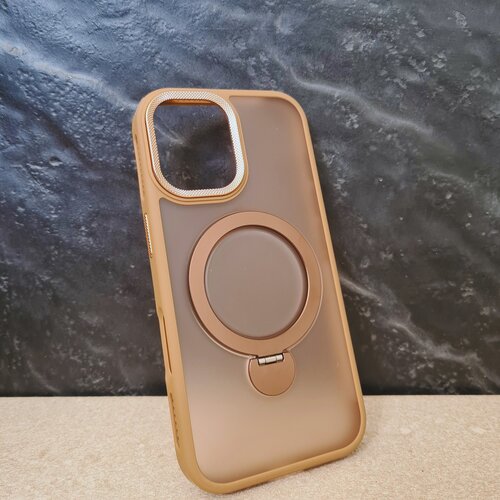  futrola luxury stand za iphone 16 pro (6.3) zlatna Slike