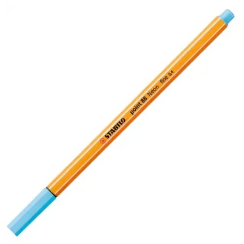 Stabilo Point 88 Tanki flomaster 0,4mm v neon modri barvi Slike