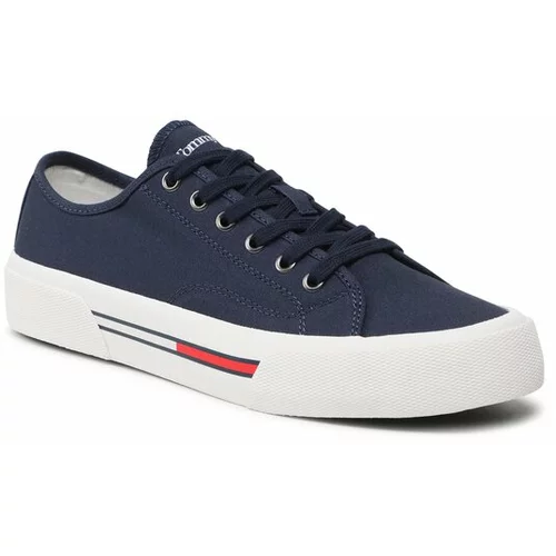 Tommy Jeans Tenis superge Canvas Sneaker EM0EM01299 Mornarsko modra