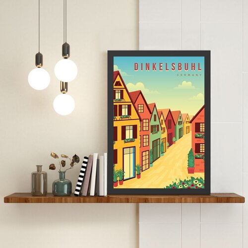 Wallity Uramljena slika Dinkelsbuhl, 40x55 cm Cene