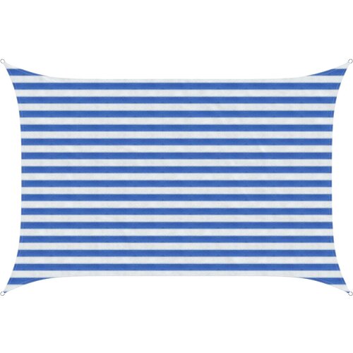 vidaXL Senčna platna Modra in bela 2 x 3 m HDPE, (5000241282) Cene