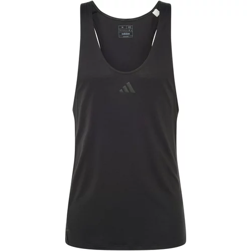 Adidas Funkcionalna majica 'Workout Stringer' črna