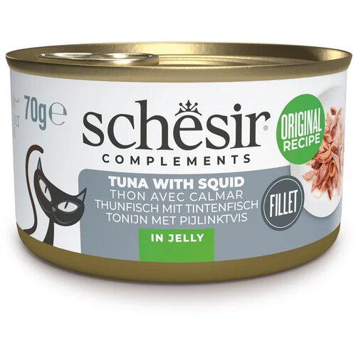 Schesir Cat tuna s lignjama, konzerva 70 g Cene