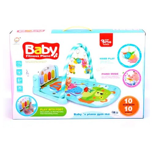 Magic Toys Igralna preproga z vgrajenim klavirjem Živali Cene