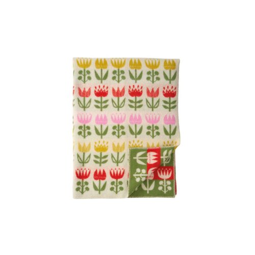 Klippan Pokrivac Tulip od organske vune multicolor Cene