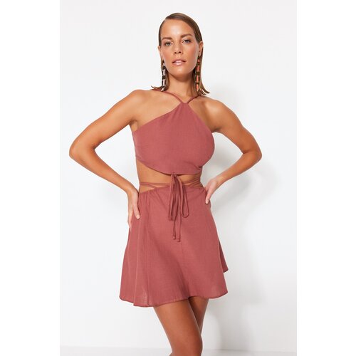 Trendyol Two-Piece Set - Brown - Regular fit Slike