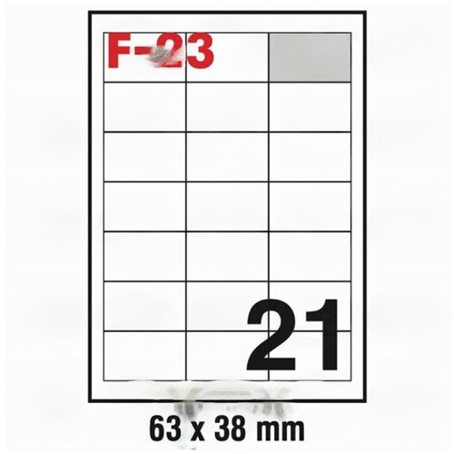  NALJEPNICA 63X38 FORNAX F-23 ,100/1 Cijene