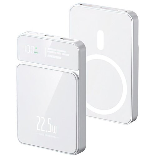  Power bank MagSafe M50 15W PD 20W+22.5W Fast 5000mAh/ bela Slike