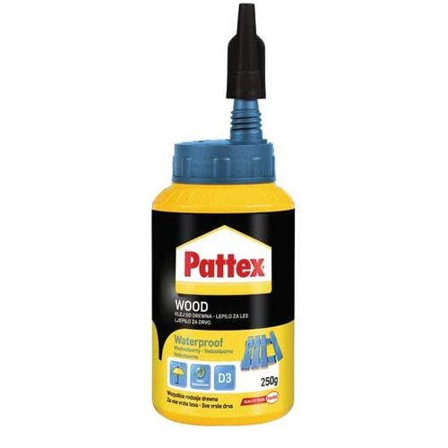 PATTEX moment lepak za drvo waterproof 250g Slike