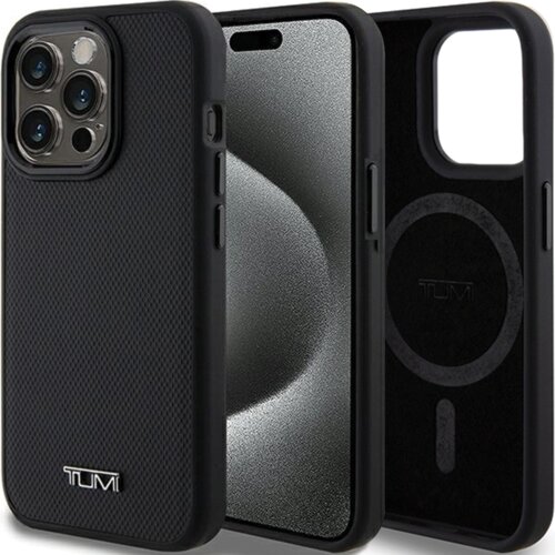 TUMI HARDCASE USNJEN OVITEK ZA IPHONE 15 PRO MAX 6.7 ZA MAGSAFE ČRN, (21972118) Cene
