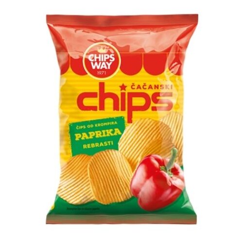 Chips Way classic paprika 150g Slike